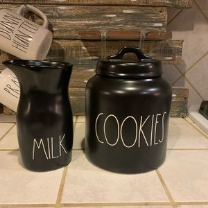 Rae Dunn MILK and COOKIES